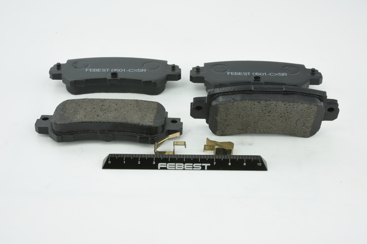 OEM K0Y12648ZC9C FEBEST Jarrupalat, levyjarru 0501-CX5R varten MAZDA, MERCURY
