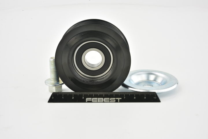 OEM ZJ3815980C FEBEST Rullo tenditore cinghia Poly-V 0587-DE per FORD, MAZDA, MERCURY