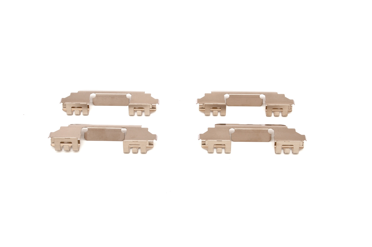 BOSCH Monteringssæt til bremseklodser (1 987 474 809) til TOYOTA HILUX III pick-up (TGN1_, GGN2_, GGN1_, KUN2_, KUN1_) 2.5 D-4D 4WD (KUN25) (106 KW / 144 HK / fra 2007)