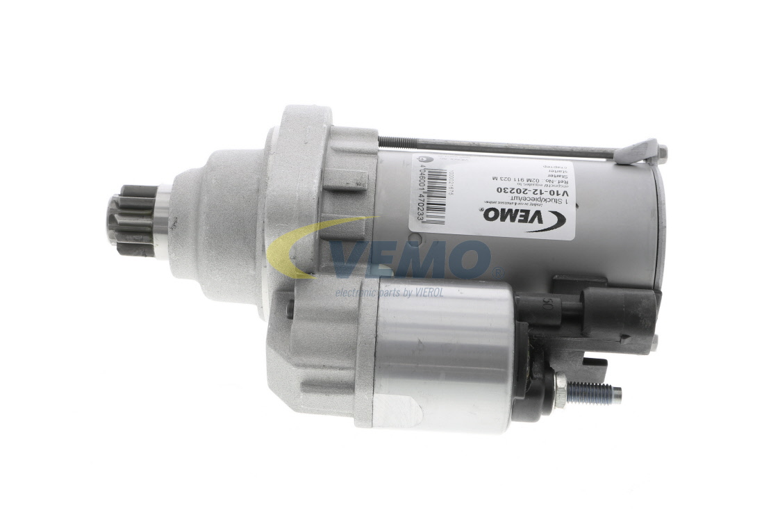 OEM 02M911023GX VEMO Starter V10-12-20230 med VW, AUDI, SKODA, SEAT