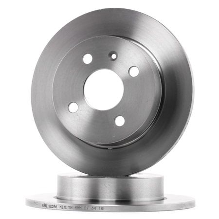 Remschijf (BAR10251) van Barum Voor VAUXHALL Astra Mk IV (G) CC (T98) 1.4 16V Dualfuel (F08, F48) (66 KW / 90 PK / Van 1999)