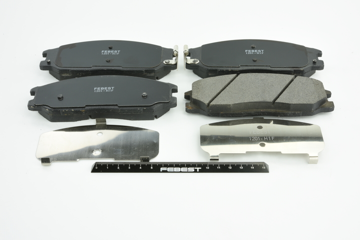 OEM 5810126A20 FEBEST Kit pastiglie freni 1201-H1F per OPEL, TOYOTA, HYUNDAI, KIA, HONDA