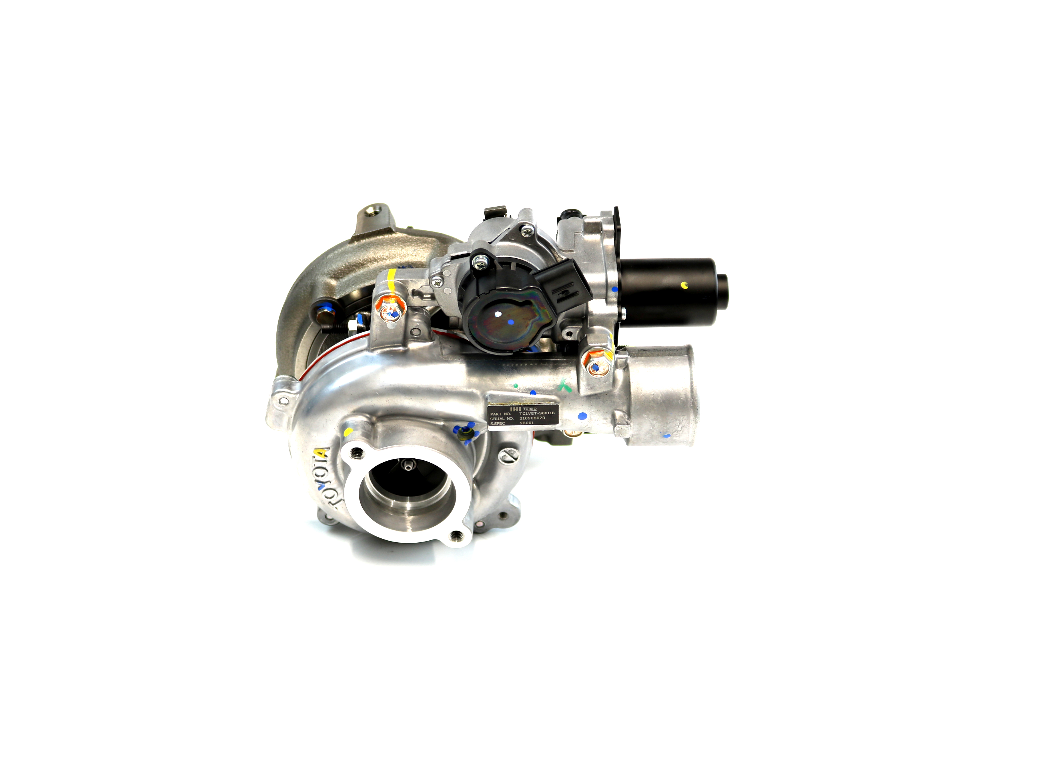 Turbocharger (130554) van BE TURBO Voor TOYOTA HILUX III Open laadbak/ Chassis (KUN1_, TGN3_, TGN2_, TGN1_, 3.0 D (KUN16_) (126 KW / 171 PK / Van 2005)