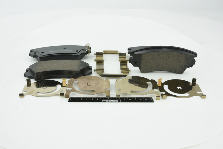 OEM 92230269 FEBEST Kit pastiglie freni 1801-ZAFCF per OPEL, SUZUKI, CHEVROLET, SAAB, VAUXHALL