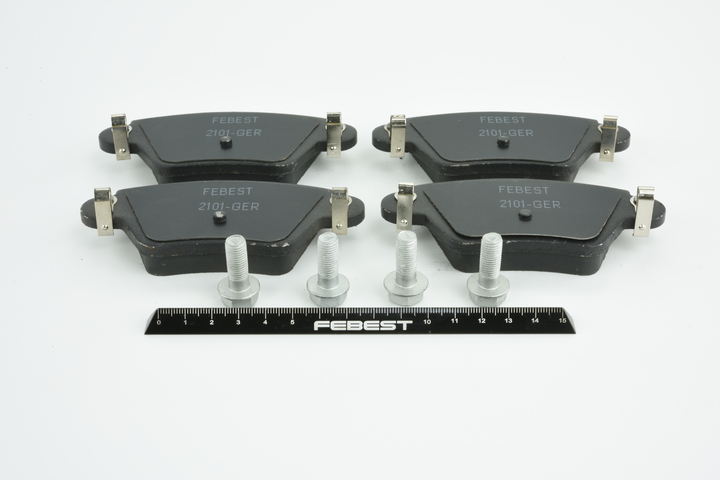 OEM 1152316 FEBEST Kit pastiglie freni 2101-GER per FORD, RENAULT