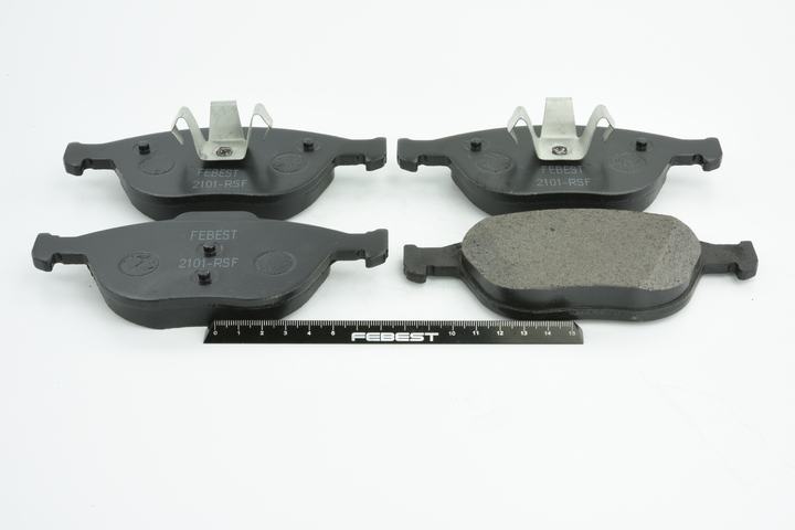 OEM 4M5J2K021AA FEBEST Jarrupalat, levyjarru 2101-RSF varten FORD, MITSUBISHI, MAZDA, FORD USA