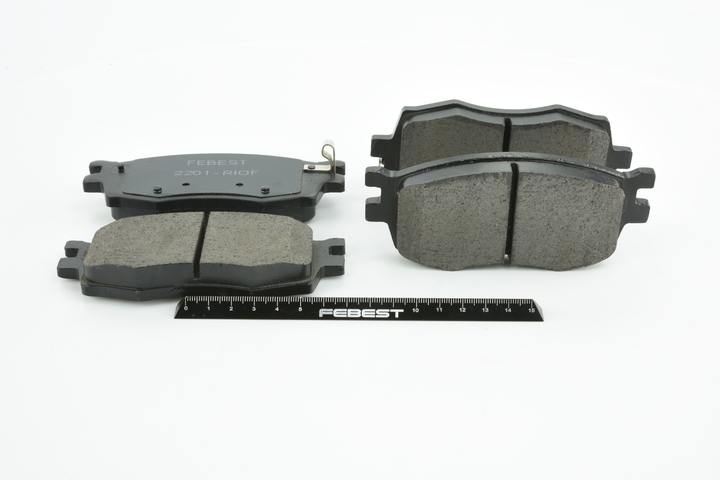 FEBEST Bremsbeläge (2201-RIOF) in erstklassiger Qualität für HYUNDAI i20 (PB, PBT) 1.6 (91 KW / 124 PS / de 2008)