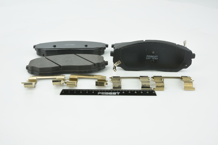 OEM 581013EE01 FEBEST  Bremsbeläge 2201-SORF für MAZDA, CITROЁN, HYUNDAI, KIA