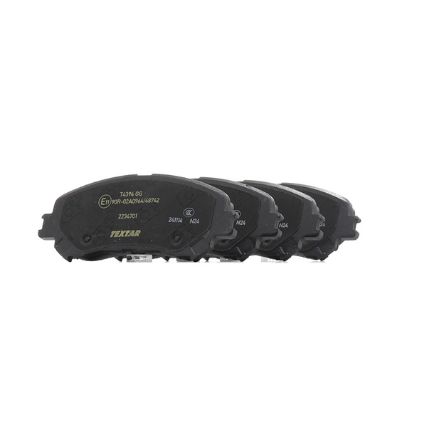 OEM 410606124R TEXTAR Kit pastiglie freni 2234701 per RENAULT, CITROЁN, NISSAN, MASERATI