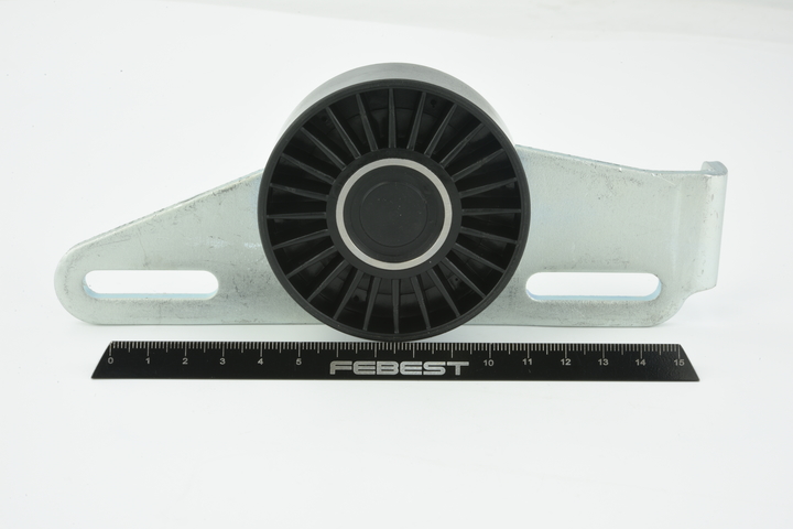FEBEST Polea tensora, correa poli V (2487-KANI) para RENAULT Scénic I Monovolumen (JA0/1, FA0) 1.9 dCi RX4 (74 KW / 101 CV / de 2002)