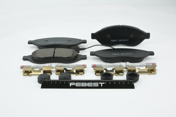 OEM 71773146 FEBEST Kit pastiglie freni 2501-BOXF per FIAT, PEUGEOT, ALFA ROMEO, CITROЁN, LANCIA