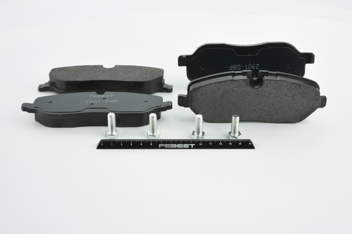 OEM LR019618 FEBEST Brake pad set 2901-DIIIF for LAND ROVER, ROVER