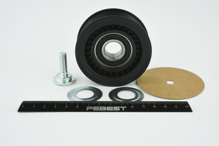 FEBEST Galoppino guidacinghia, cinghia Poly-V  (2988-RRIII) per LAND ROVER Range Rover Sport (L494) 3.0 SCV6 4x4 (280 KW / 380 CV / dal 2015)