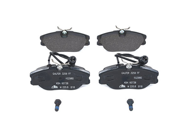OEM 60760106 ATE Brake pad set 13.0460-2980.2 for FIAT, ALFA ROMEO, LANCIA