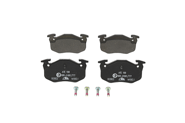 OEM 7701204036 ATE Juego de pastillas de freno 13.0460-3822.2 para RENAULT, SUZUKI, RENAULT TRUCKS