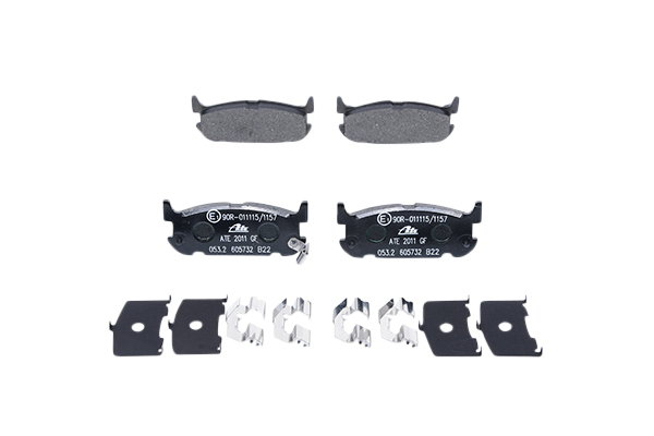 OEM N0Y92643ZC ATE Brake pad set 13.0460-5732.2 for NISSAN, MAZDA, MITSUBISHI, MERCURY
