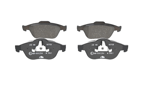 OEM 7701209809 ATE Plaquettes de frein 13.0460-7158.2 pour RENAULT, DACIA, RENAULT TRUCKS