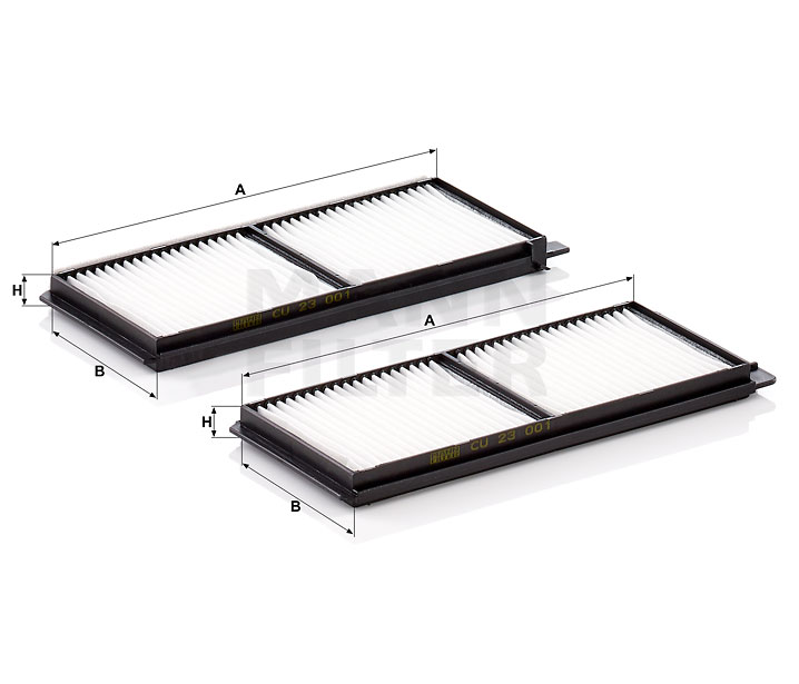 MANN-FILTER Kupéfilter CU 23 001-2
