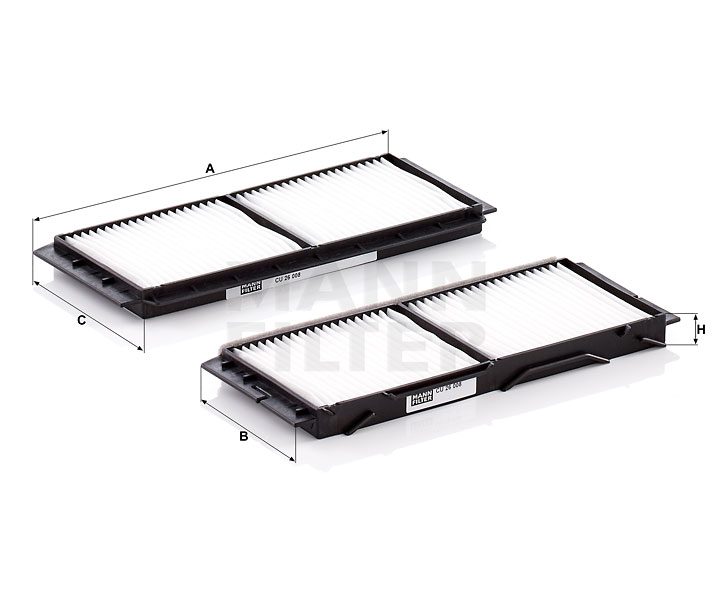 MANN-FILTER Kupéfilter CU 26 008-2
