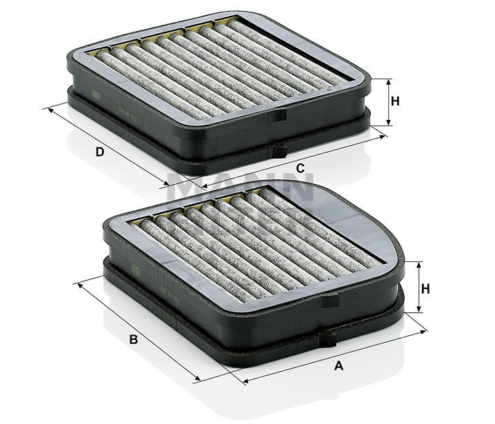 Innenraumfilter CUK 22 000-2