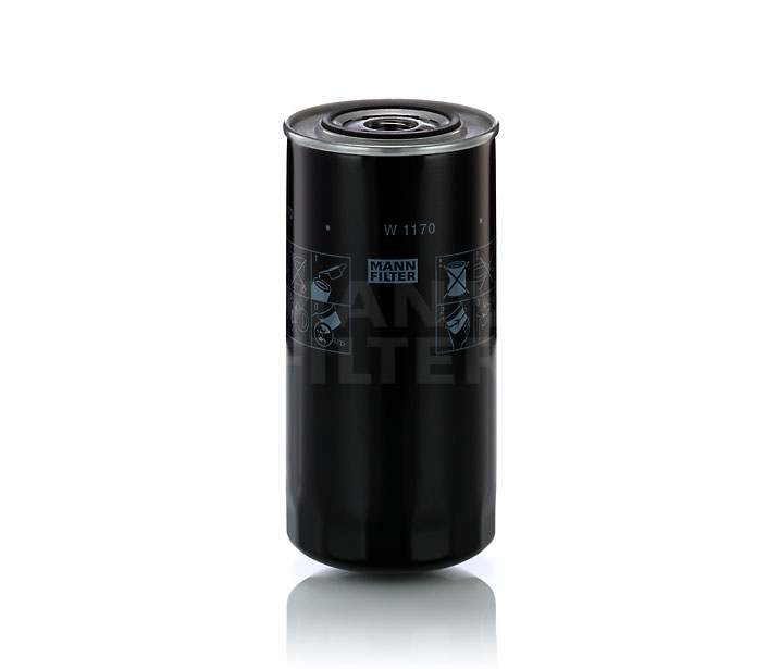 OEM 1909137 MANN-FILTER Oil filter W 1170 for FIAT, IVECO, CHRYSLER, LANCIA