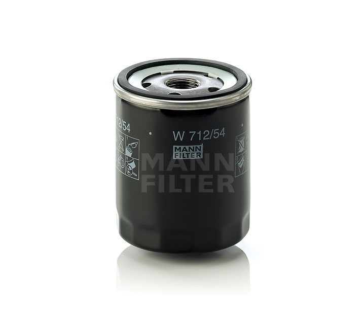OEM 047115561B MANN-FILTER  Ölfilter W 712/54 für VW, AUDI, SKODA, SEAT, CUPRA