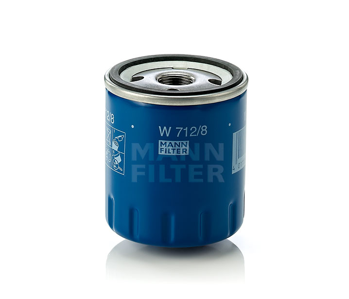 OEM 1109S8 MANN-FILTER Oljefilter W 712/8 for OPEL, PEUGEOT, CITROЁN, RENAULT, ROVER