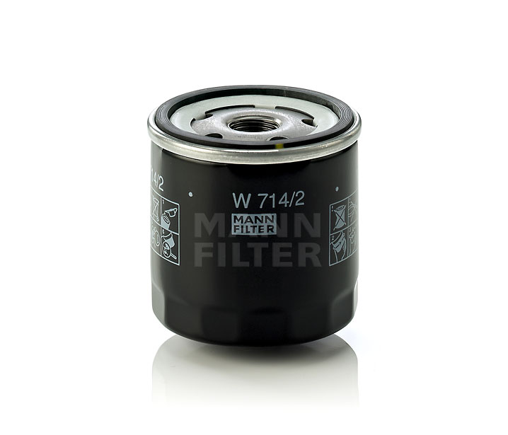OEM 510889 MANN-FILTER Oljefilter W 714/2 for TOYOTA, CITROЁN, FIAT, ALFA ROMEO, IVECO