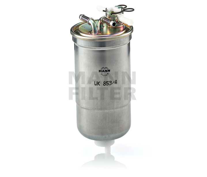 OEM 71771392 MANN-FILTER Fuel filter WK 853/4 for VW, FIAT, ALFA ROMEO, CHRYSLER, LANCIA
