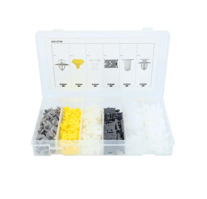 KS TOOLS Kit de clip de fixation, carrosserie (420.0750) pour RENAULT Twingo II 3 portes (CN0) 1.5 dCi (CN0U) (62 KW / 84 CH / de 2008)