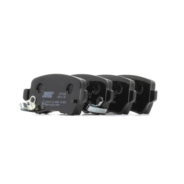OEM 93176118 JURID Bremseklosser 573122D for OPEL, PEUGEOT, KIA, SAAB, CHEVROLET