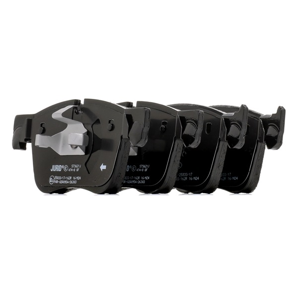 OEM 1612412380 JURID Bremseklosser 573621J for VW, MERCEDES-BENZ, OPEL, PEUGEOT, CITROЁN